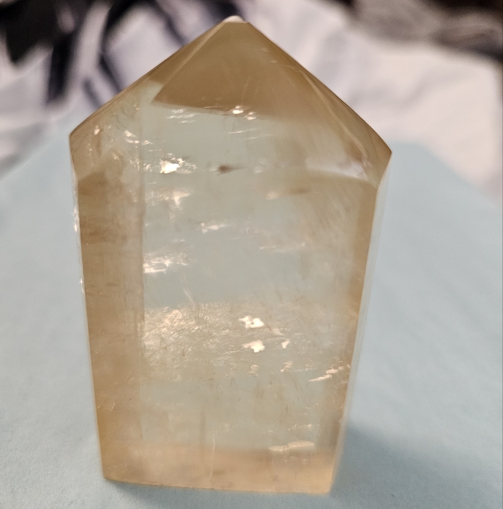 144g Citrine Chubby Tower, 71.5 x 44.5 x 22 mm (LxWxD), New!